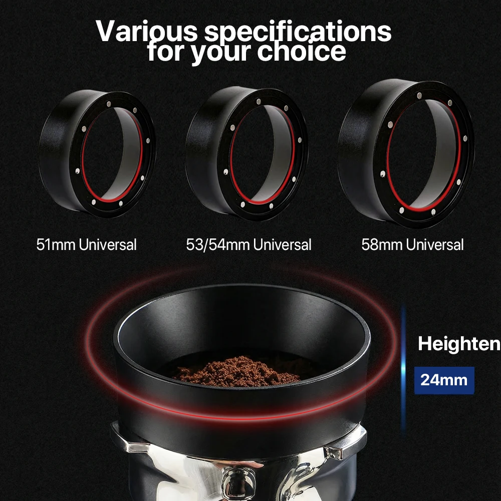 Magnetic Coffee Dosing Funnel and Portafilter Ring - Essential Barista Tool