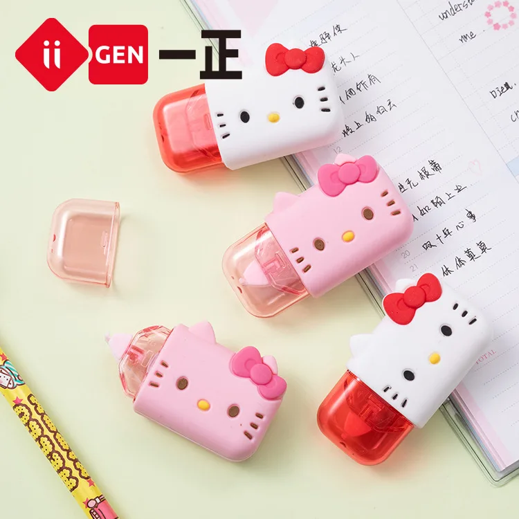 

Kawaii Sanrio Stationery HelloKitty Image Mini correction Tape New cartoon Correction tape Creative Student Correction tape