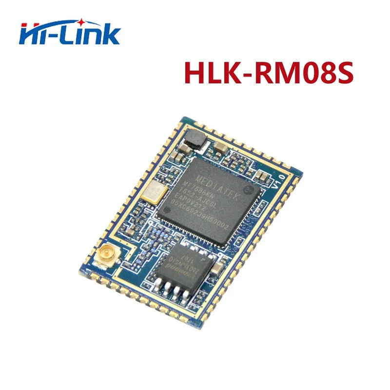 HLK-RM08S 울트라 스몰 사이즈 지능형 버스 네트워크 와이파이 무선 모듈 키트, 개발 보드 포함, MT7688KN, MT7628KN, 150Mbps