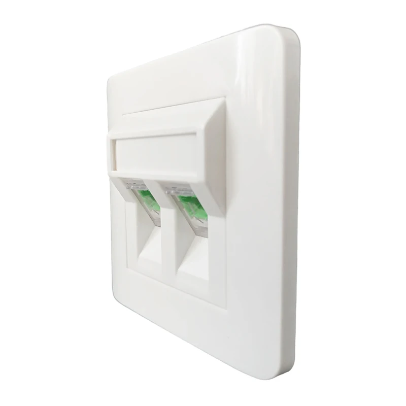 Duogalia Lot De 8 Coupleurs De Fibre Optique SC/APC Keystone Jack Modulaire Pour Panneaux De Brassage Et Plaques Murales, Adaptateur De Câble à Fibre Optique SC Monomode