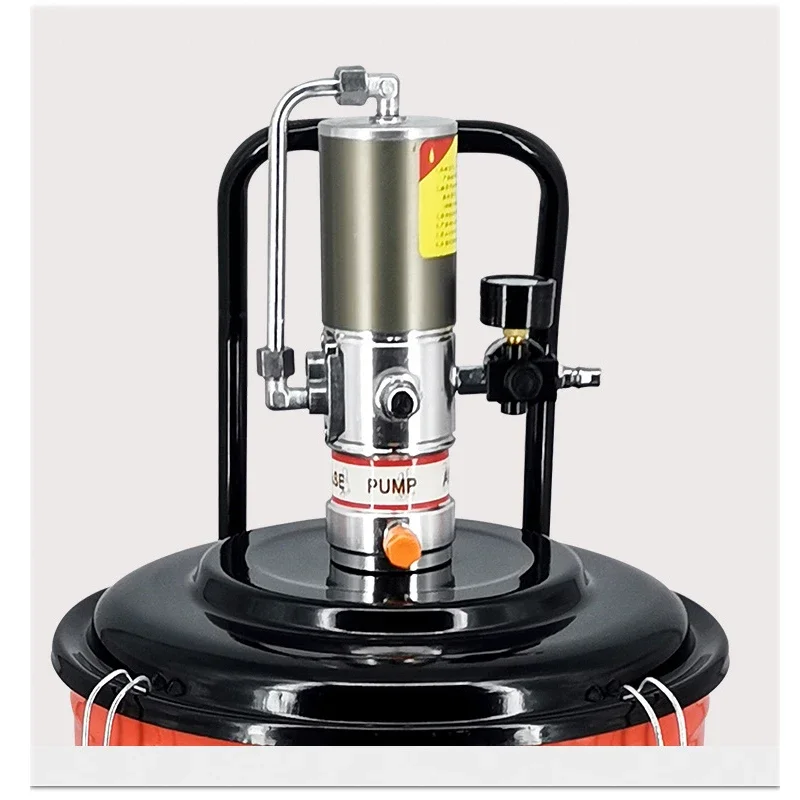 for12L High Pressure Pneumatic Grease Machine Grease Filling Bucket High Capacity Fully Automatic Oiler 360 &deg; Universal Oiler Gu