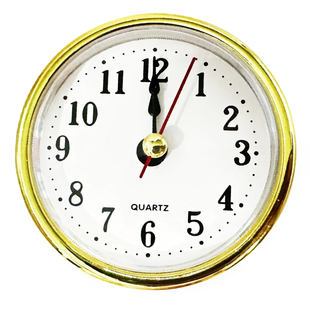 

Quartz Clock Inserts 65MM Diameter Arabic Numbers DIY Clock Replacement Parts Compatible with Various Quartz Clocks