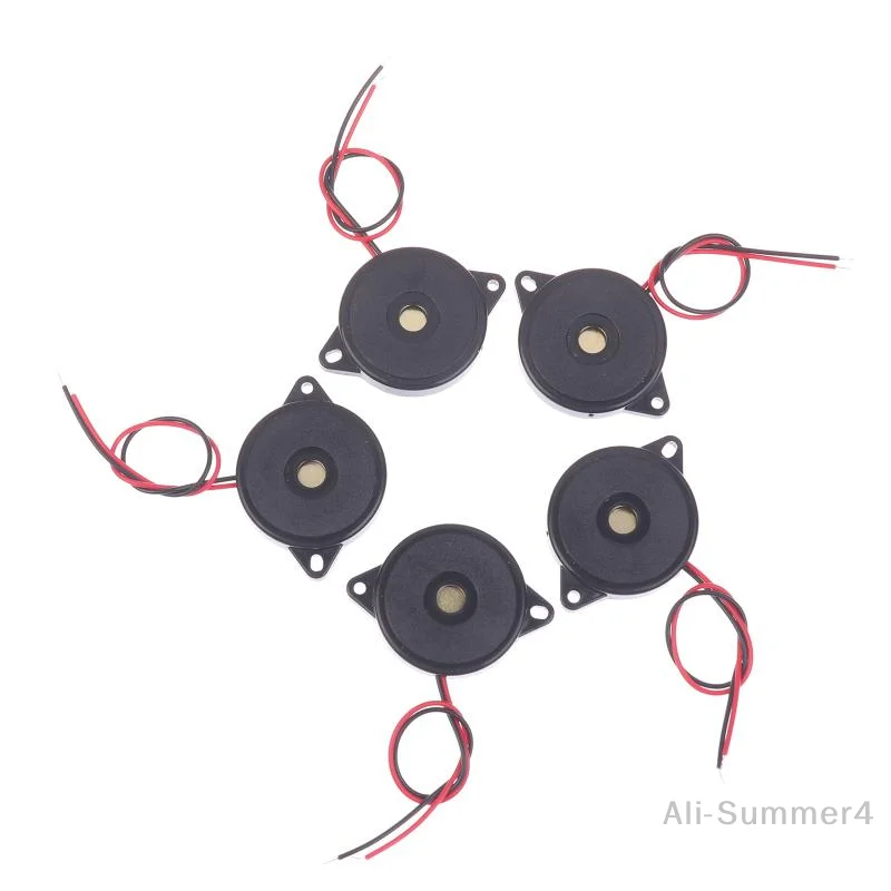 5/10/15Pcs 패시브 버저 와이어가있는 고 데시벨 버저 압전 스피커 3040 Arduino 자동차 용 버저 DIY 전자