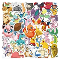 Cute Pokémon Pikachu Mobile Phone Laptop Suitcase Diy Decoration Desktop Waterproof Sticker 1