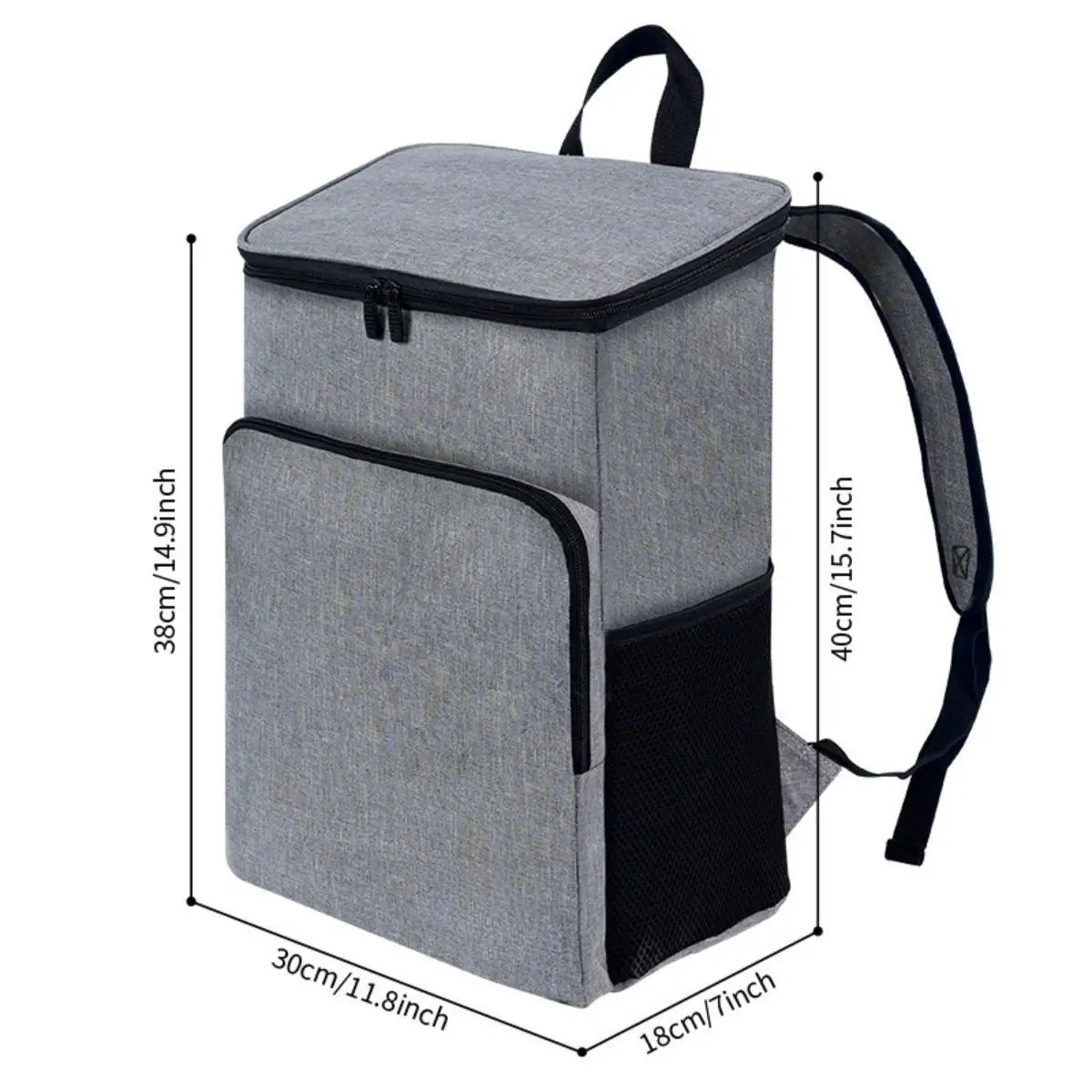 Backpack Cooler, Insulated Cooler Rucksack, Lunch Cooler, Rucksack, Thermal Bag Cooler Bag for Men Women Hiking Traveling