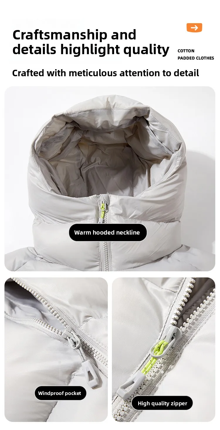 COMXZ Winter Down Jacket Hood Detail