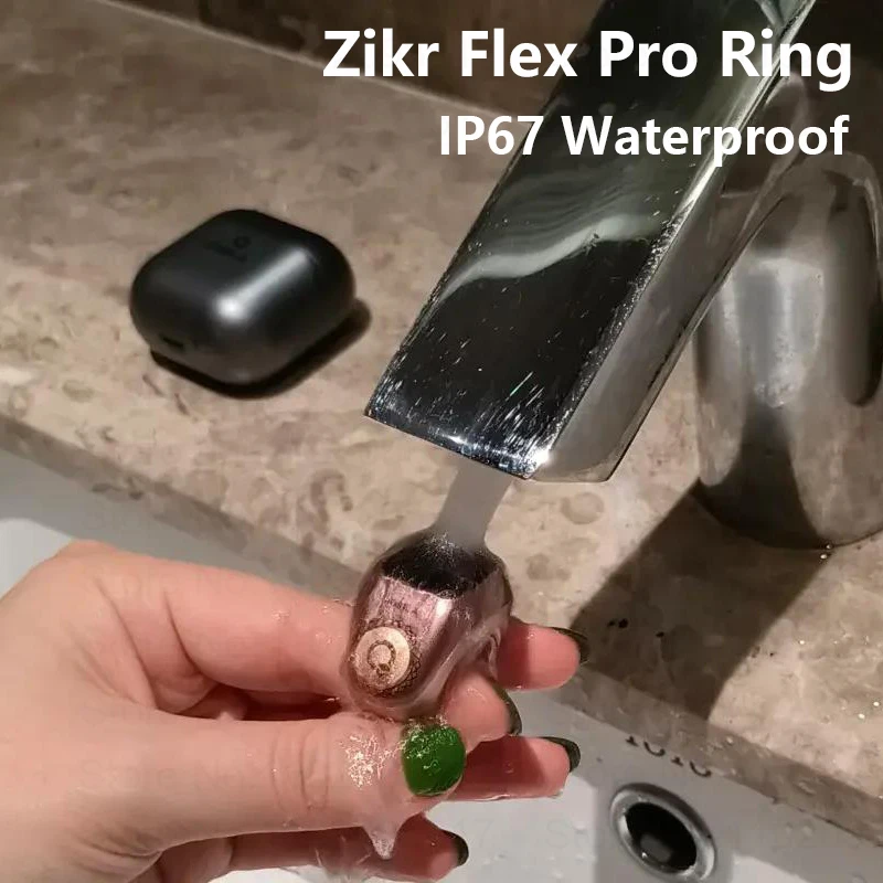 2025 iQibla Zikr Flex Pro Aluminum Alloy Smart Ring for Muslim Tasbih Counter Digital Tasbeeh IP67 Waterproof 3 Sizes Compatible 3