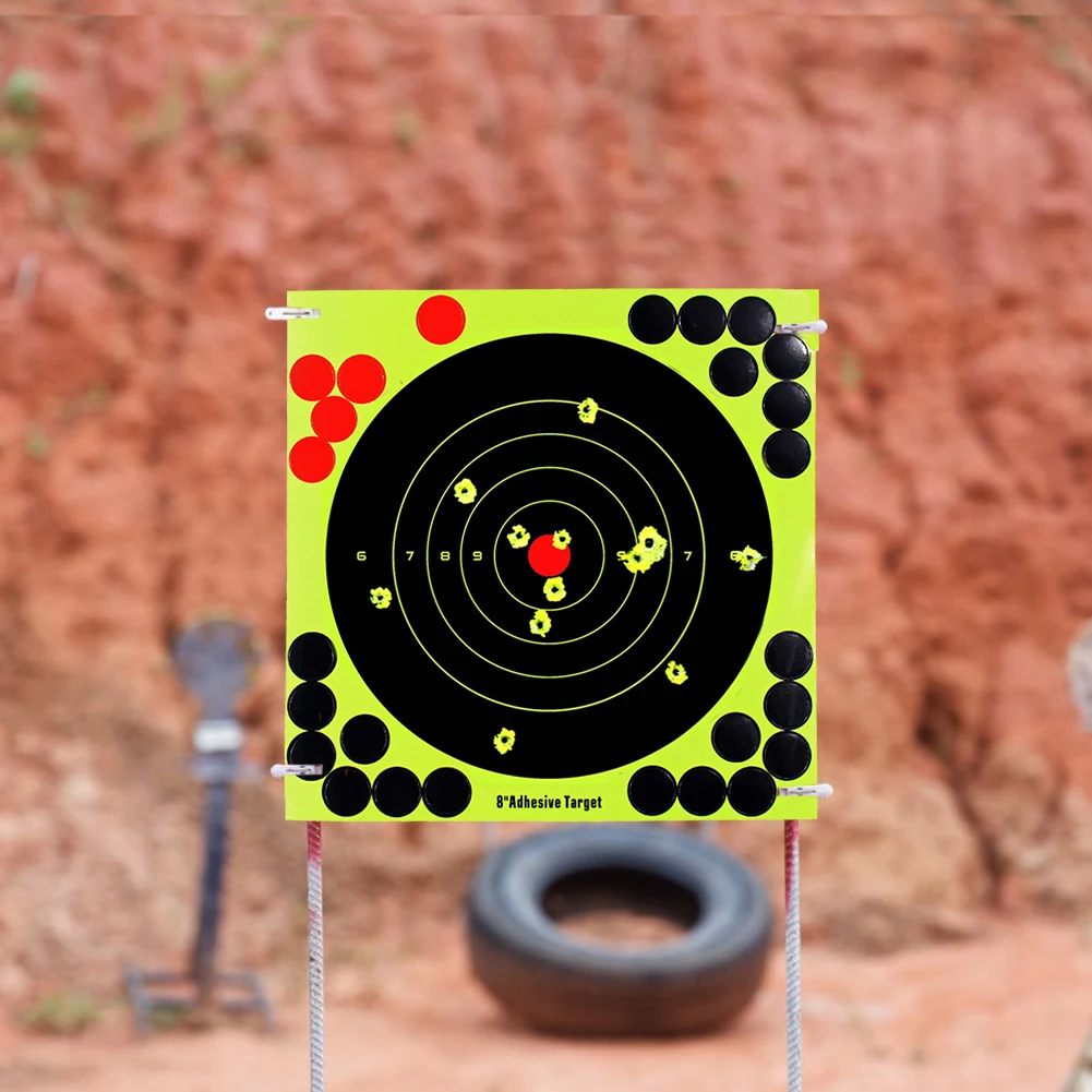 8-inch Splatter Target Adhesive Shooting Target Stickers Shooting Aim Paper