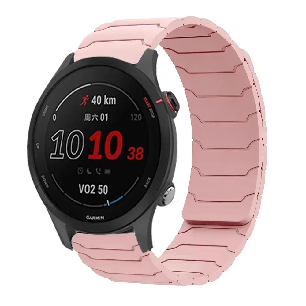 Magnetic Silicone Strap, 22mm - Universal Smartwatch Band Bracelet