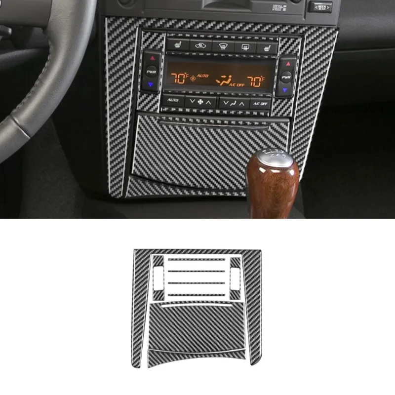 Console-Control-Panel-Frame-Cover-Decoration-Trim-Carbon-Fiber-Sticker ...