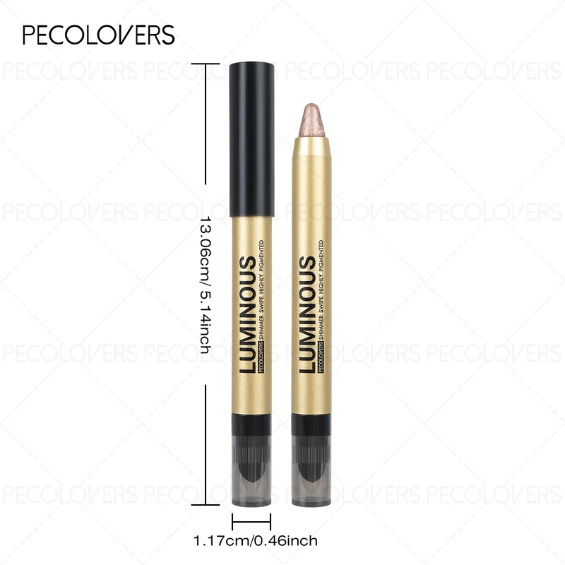 Smudge-Proof & Waterproof Eyeshadow Stick,Dual-Ended Eye