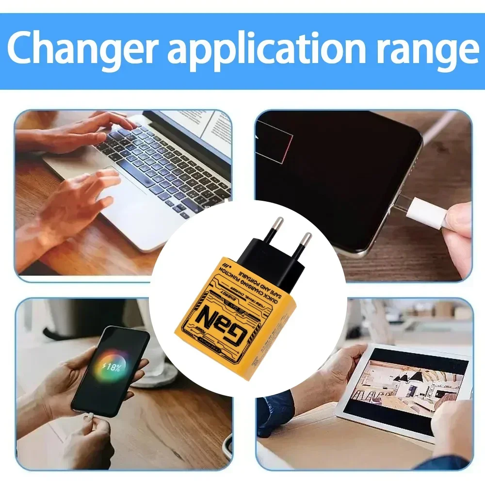 145W USB Charger Quick Charge Fast Phones Charger Adapter For iPhone Samsung Huawei Xiaomi 3 Ports EU/US/UK Plug Wall Adapter