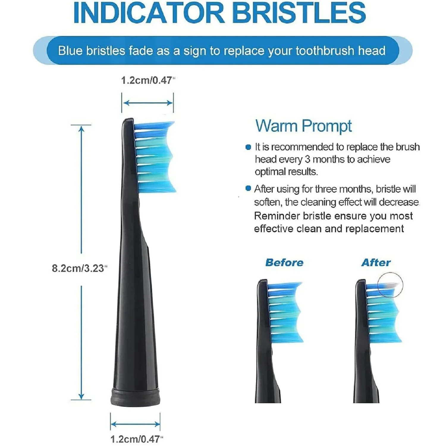 10 قطعة رؤوس فرشاة الاستبدال ل Seago ل Fairywill ر...