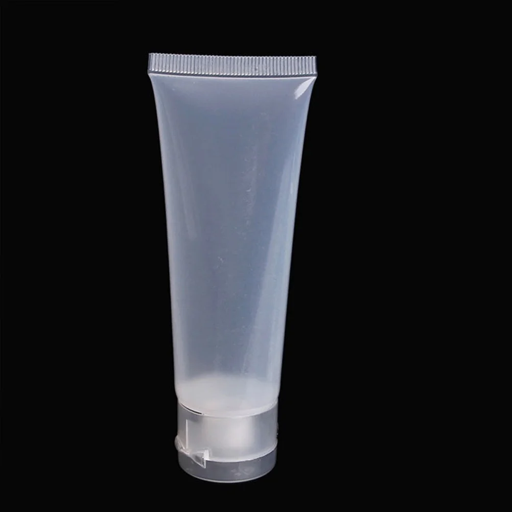 

Refillable Travel Bottles Leakproof Plastic Travel Tubes Sample Packing Jars Squeezable Makeup Container With Screw