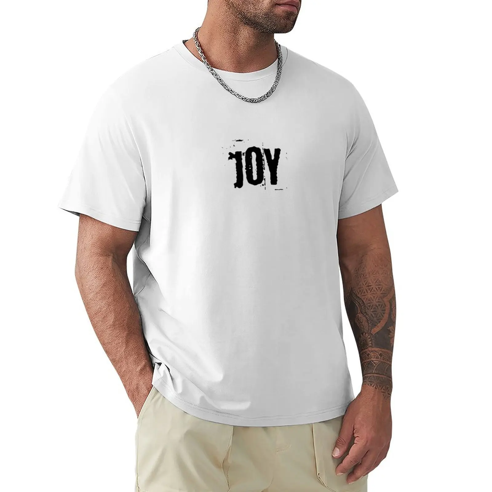 

Joy T-shirt new edition summer tops boys whites hippie clothes black t-shirts for men