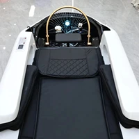 Lit de massage capillaire en cuir synthétique pour salon, fauteuil de shampoing à massage automatique, équipement de spa capillaire durable 3