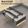 KIXOT Pull Out Organizer, Pull-out Dish Rack With Wooden Handle And Drain Tray, Multifunctional Single Layer Dish Drying Rack 6