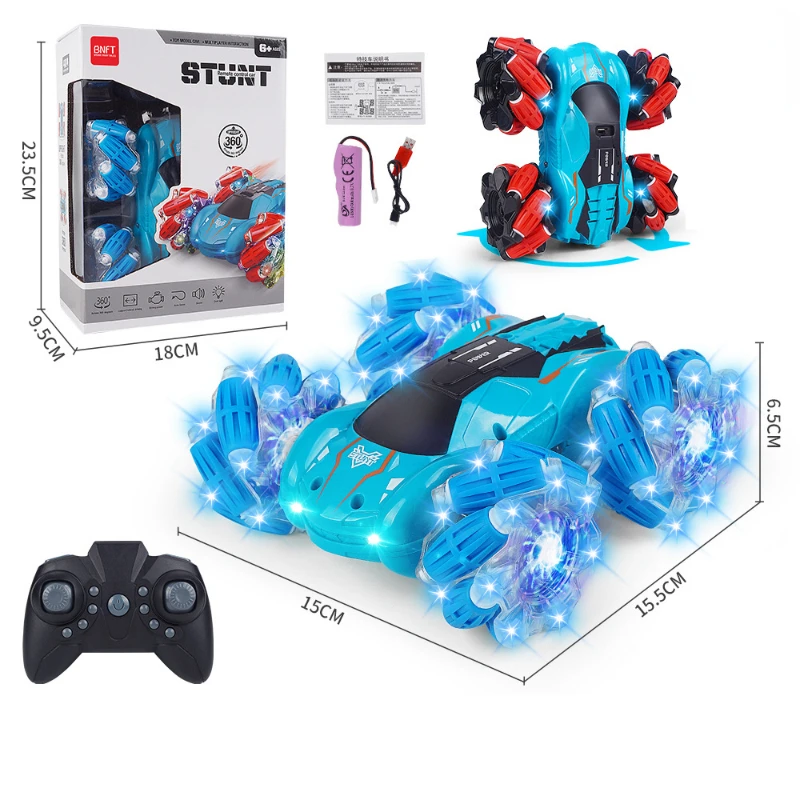 Brinquedo Infantil Carrinho de Controle Com Luz e Drift 360