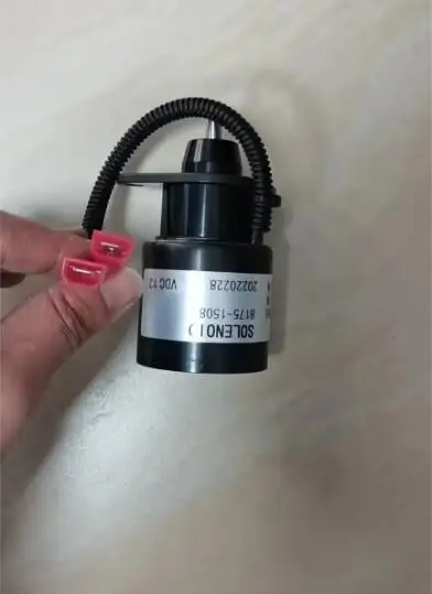 

12V Diesel Engine Fuel STOP SHUTOFF Solenoid Actuator 8175-1508 320900826 For Yanmar 0200-12 Woodward 81751508 3209008-26 4D88