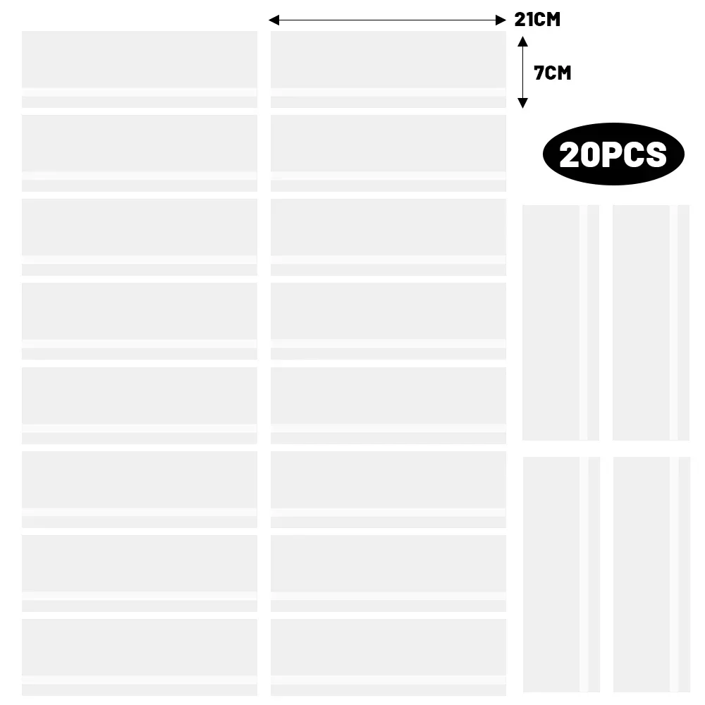20pcs חלון חרק דביק זבובים הדביק לוח מלכודת באג מדבקה זבוב המדבקה הטבעי המזיקים מדבקות