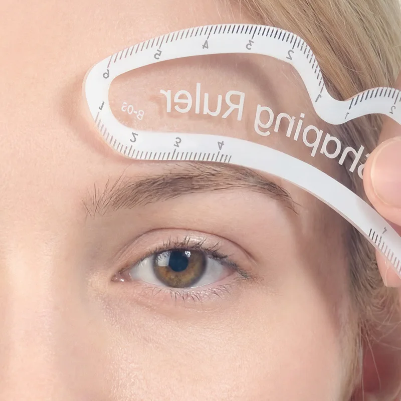 1PC Brow Mapping Ruler Eyebrow Shaping Ruler 1 Minute Fast Drawing Design Brow Easy Tool Microblading Permanent for Women Gift