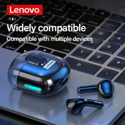 Lenovo LP12 Wireless Bluetooth 5.0 Portable Earbuds  Low Power Consumption Earphones Ergonomic Design Headphones with Mic