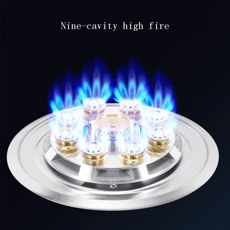 Infrared Violent Fire Gas Single Nine-head 7KW Liquefied Petroleum Energy-saving Non-smoke Pot Copper Cover