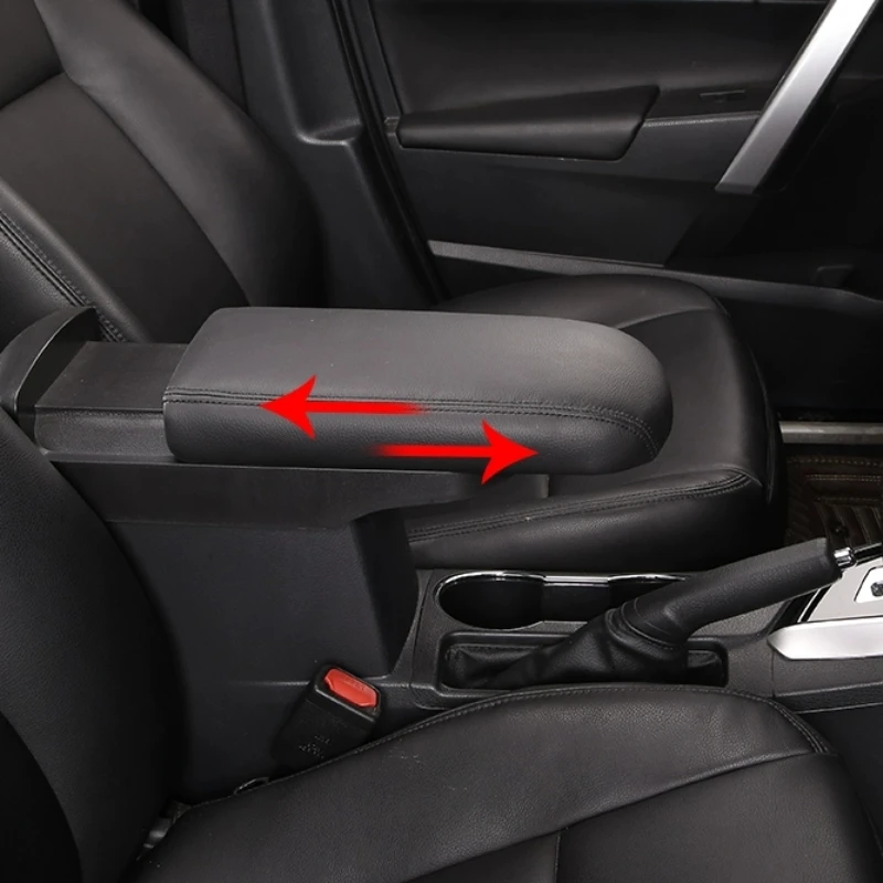 Armrest Box For Morris Garages MG ZS High-end Interior Modified Central Telescopic Slide Extended Leather Decorative Accessories