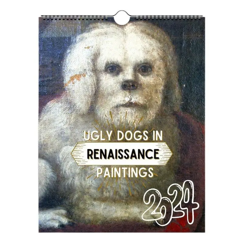 

Dogs Calendar Ugly Dog 2024 Calendar Wall 42x28cm/17x11 Inches January 2024 From December Funny Wall Art Gag Humor Gift Prank