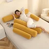 Body Pillow Pregnancy Pillows Chin Lumbar and Leg Support Stomach and Back Sleepers Adjustable Bendable Roll Pillow for Sleeping 1