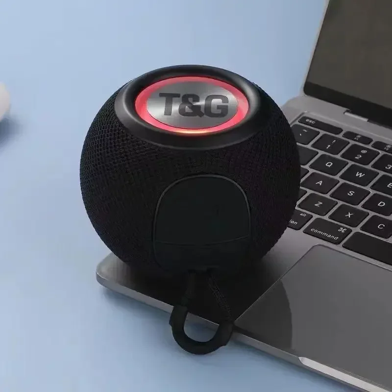 New Bluetooth Speaker Portable TWS Wireless Bass Loudspeaker LED Outdoor Fun Camping Riding Music Player Support BT AUX FM TF