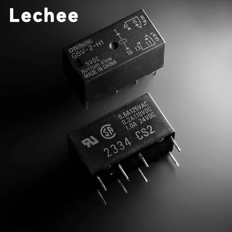 2-Piece Set: Versatile Low Signal Relay with Multiple Voltage Options