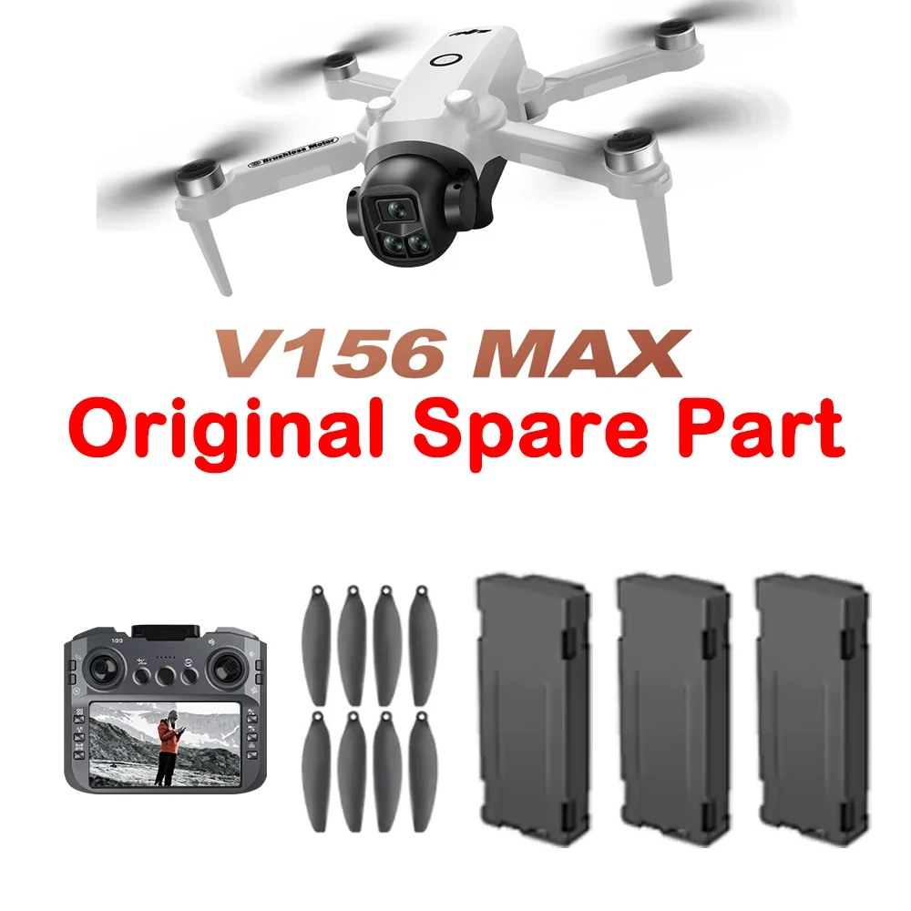 V156 Max Drone Original Spare Part V156MAX Battery / Propeller Blade ...