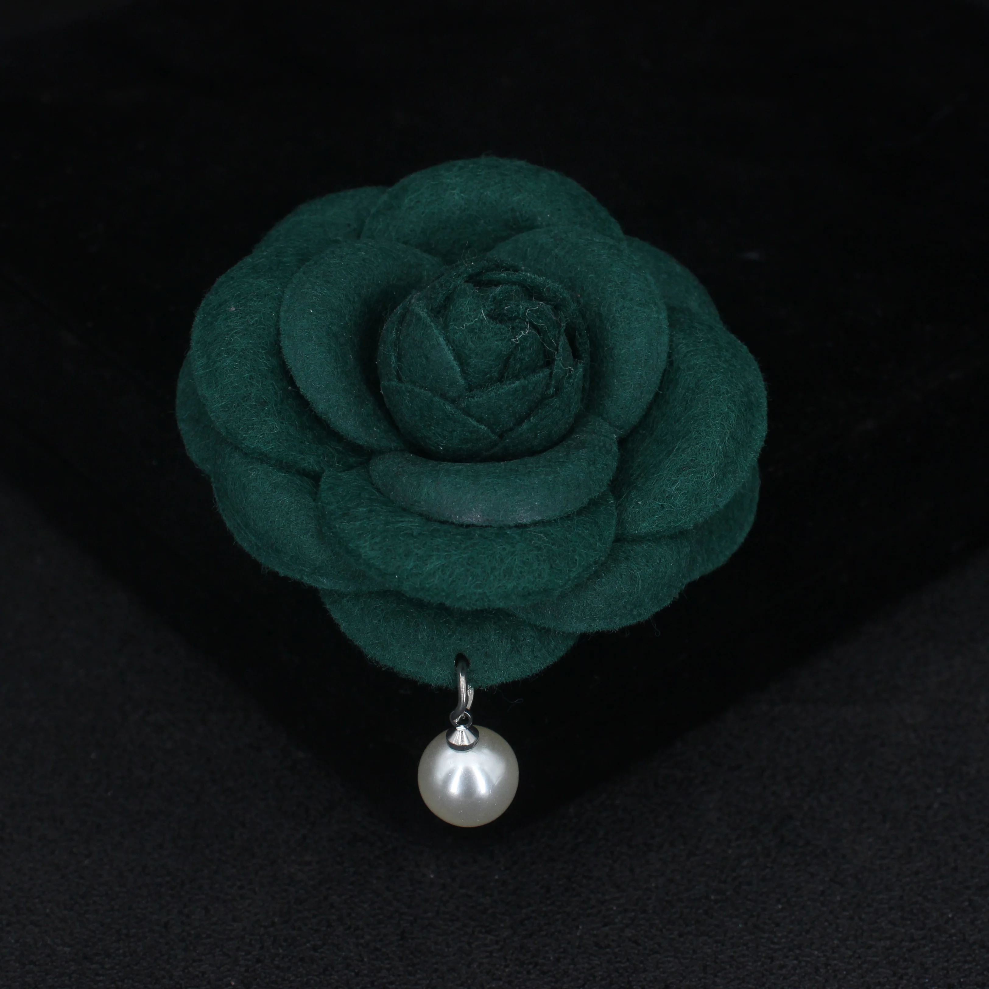 White Jewelry Pearl Broaches For Women Large Flower Brooch For