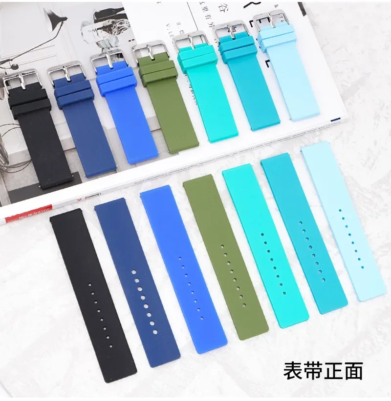 Premium Soft Rubber Silicone Universal Quick Release Watch Band Accessories