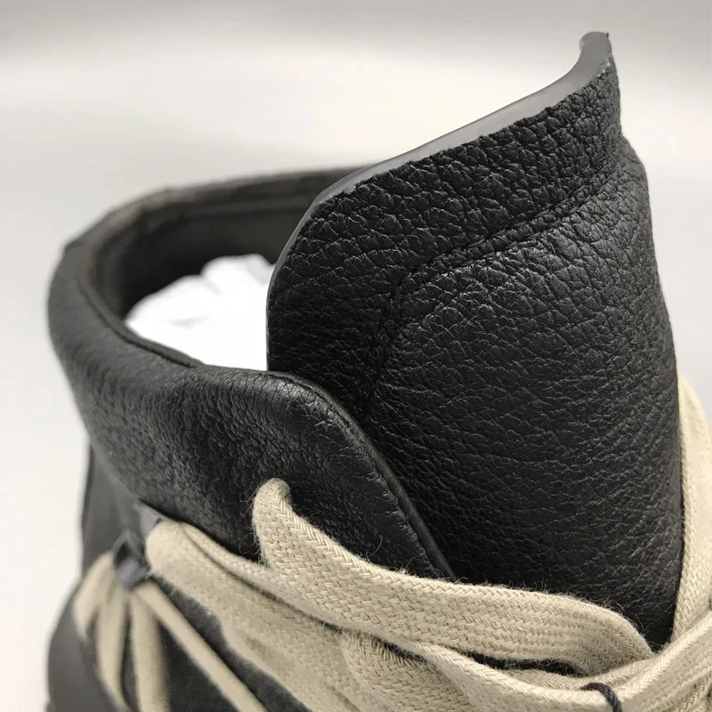 Men Leather Boots Original Women Multiple Laces Boots Hip Hop Male Sneakers Sneaker Streetwear Men's Sport Shoes 4