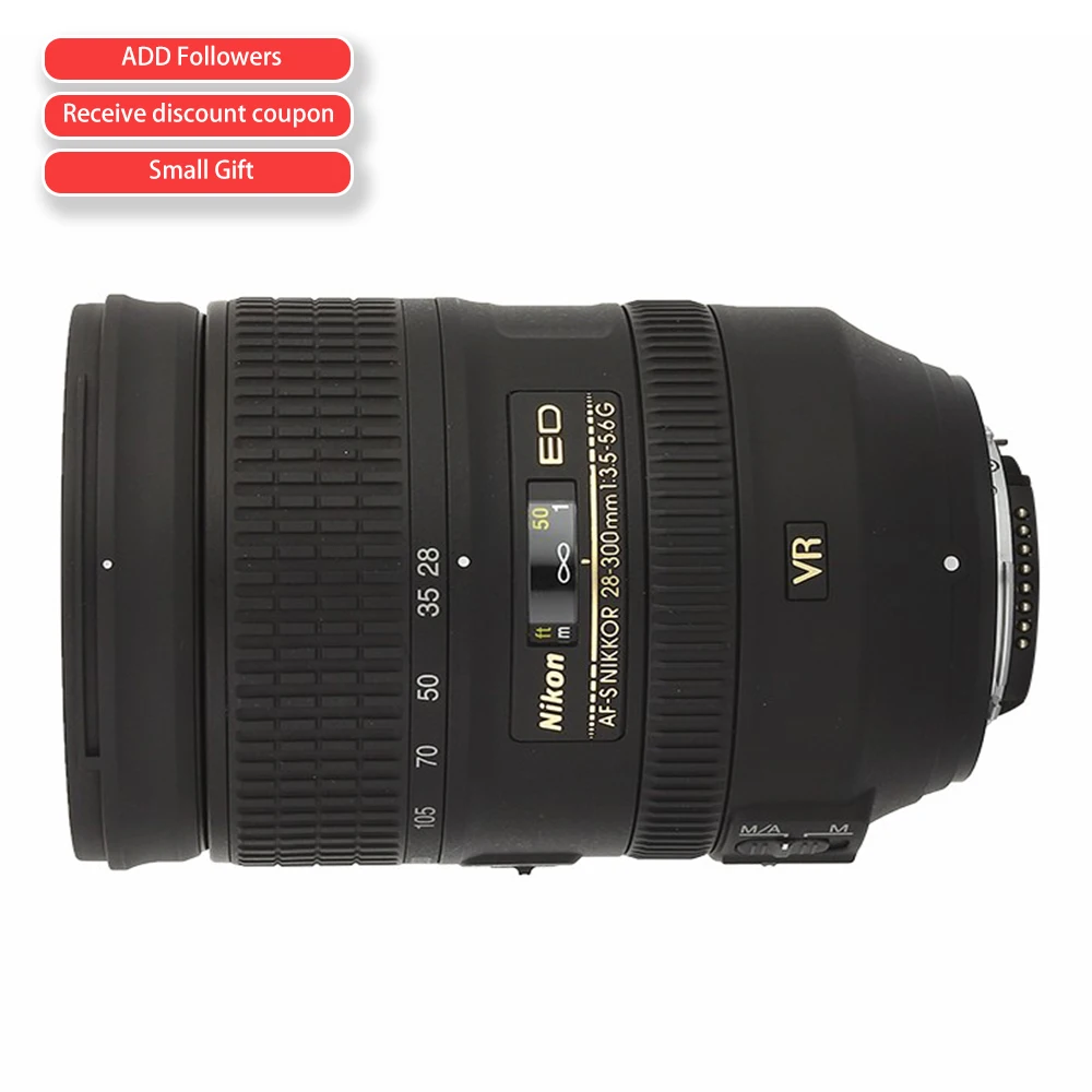 Nikon Af-S Fx Nikkor 28-300Mm F/3.5-5.6G Ed Obiettivo Zoom Riduzione Vibrazioni Con Messa A Fuoco Automatica Per Fotocamere Dslr Nikon