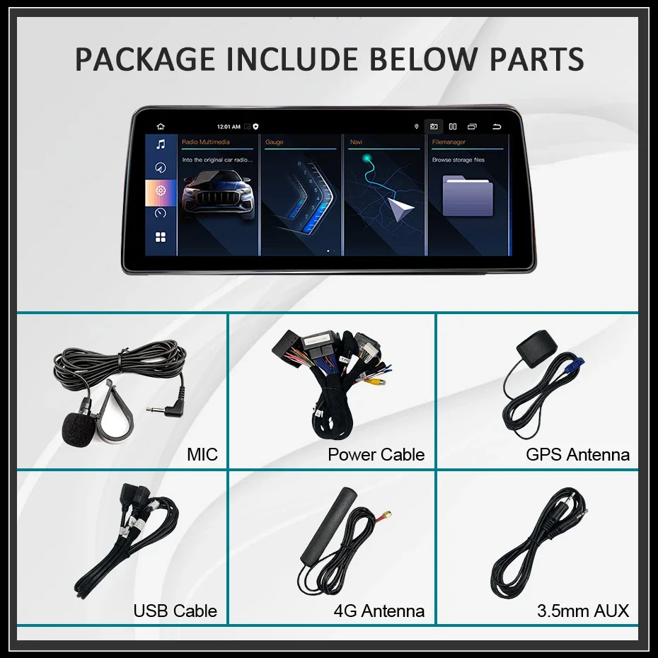 Android 15 Auto Wireless Carplay Autoradio 1920*720P Multimedia-Bildschirm für BMW 7er Serie F01 F02 2009-2015 Stereo Autoradio 2 DIN – Detail 2