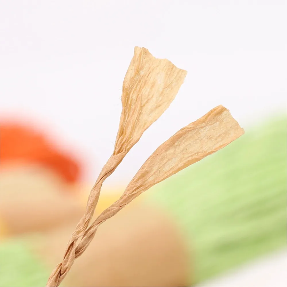 Chainho,Thin Paper Rope,Double-Strand,Diameter 1mm,10 Color Available,30 Yards,DIY Hand-Woven Flower,Packaging Material,SZ20