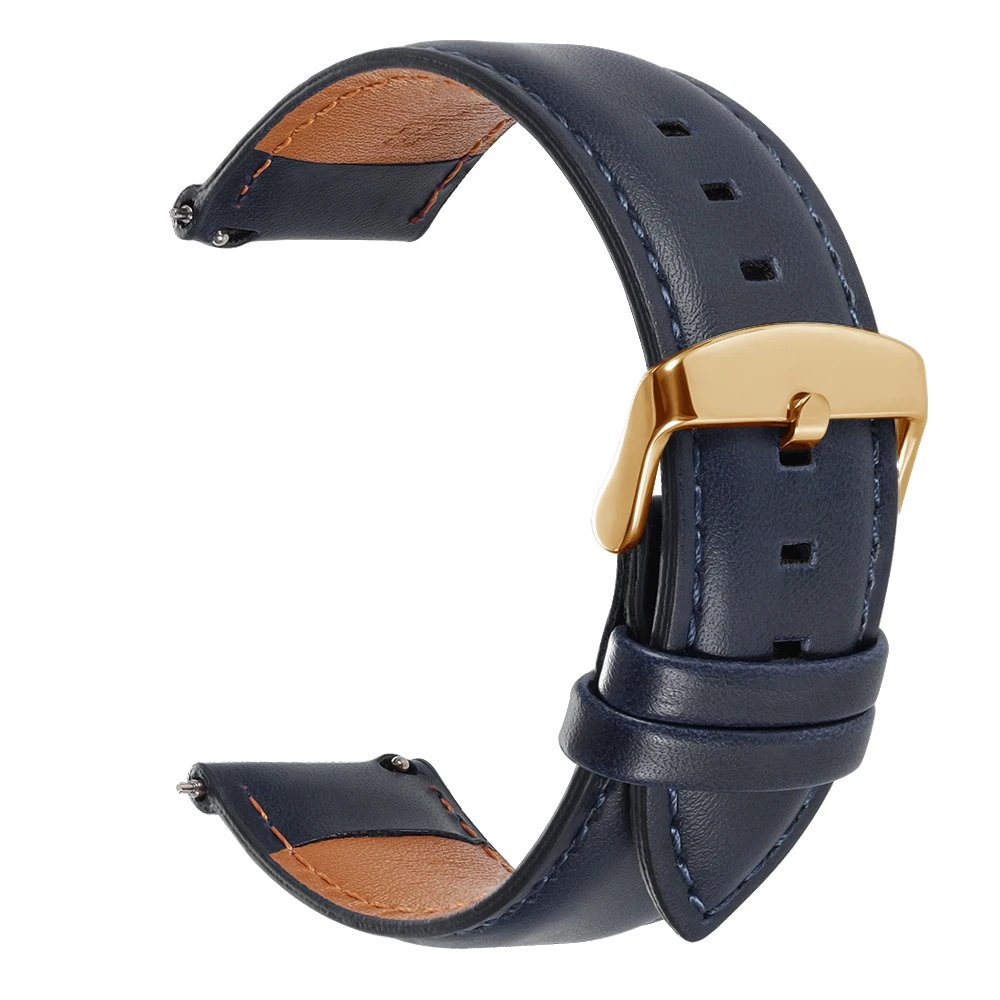Elegant Vintage-Style Quick Release Watch Strap - Unisex Smartwatch Band Accessory