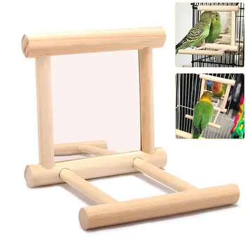 Bird Mirror Toy with Perch 1