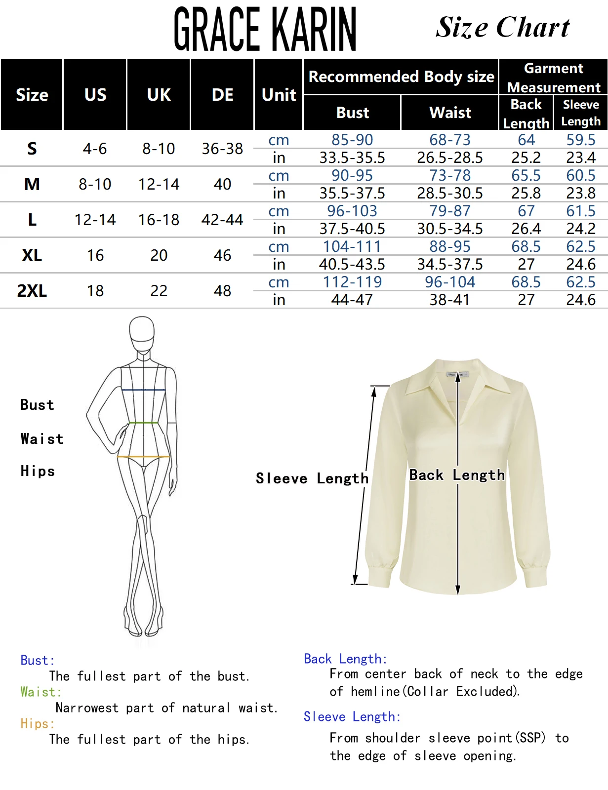 GK Women Lapel Collar Blouse Casual Loose Fit Comfy Long Sleeve V-Neck Tops Solid Office Lady Fashion Shirts Women Clothing
