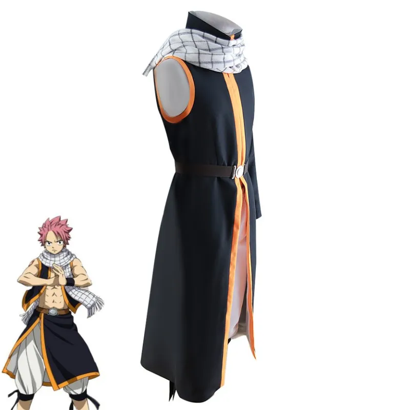 Anime Fairy Tail Tartaros arco Etherious Natsu Dragneel Cosplay