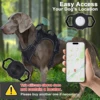 No Pull Dog Harness with Locator Silicone Protective Cover Anti slip Adjustable Pet Chest Harness for Medium & Large Dogs 5