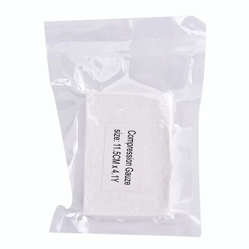 

Sterile Compressed Gauze for Emergency Wound Dressing First Aid and Trauma Kit