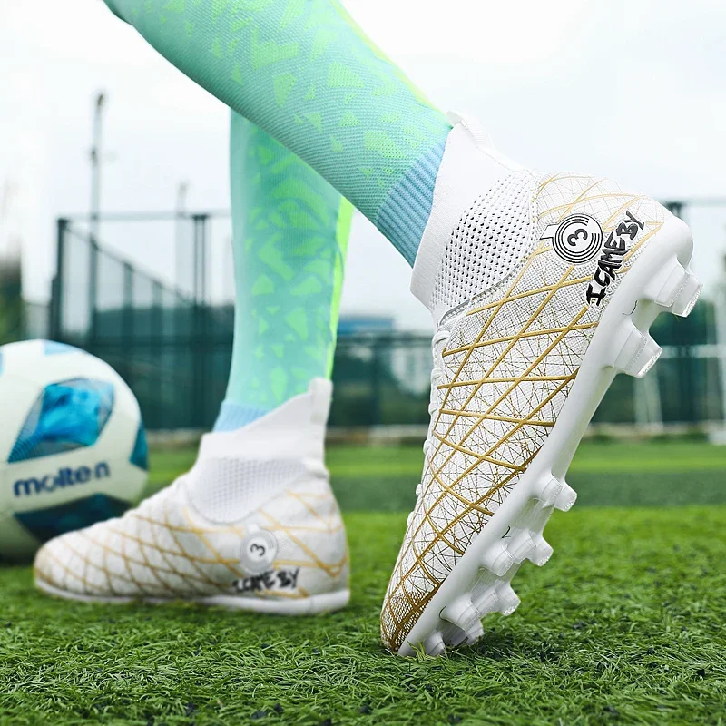 Herr Fotboll Barn Långa Spikes Sports Society Stövlar Flerfärgad Träningsmatch Sneakers Klossar Fotbollsskor_voghion.com