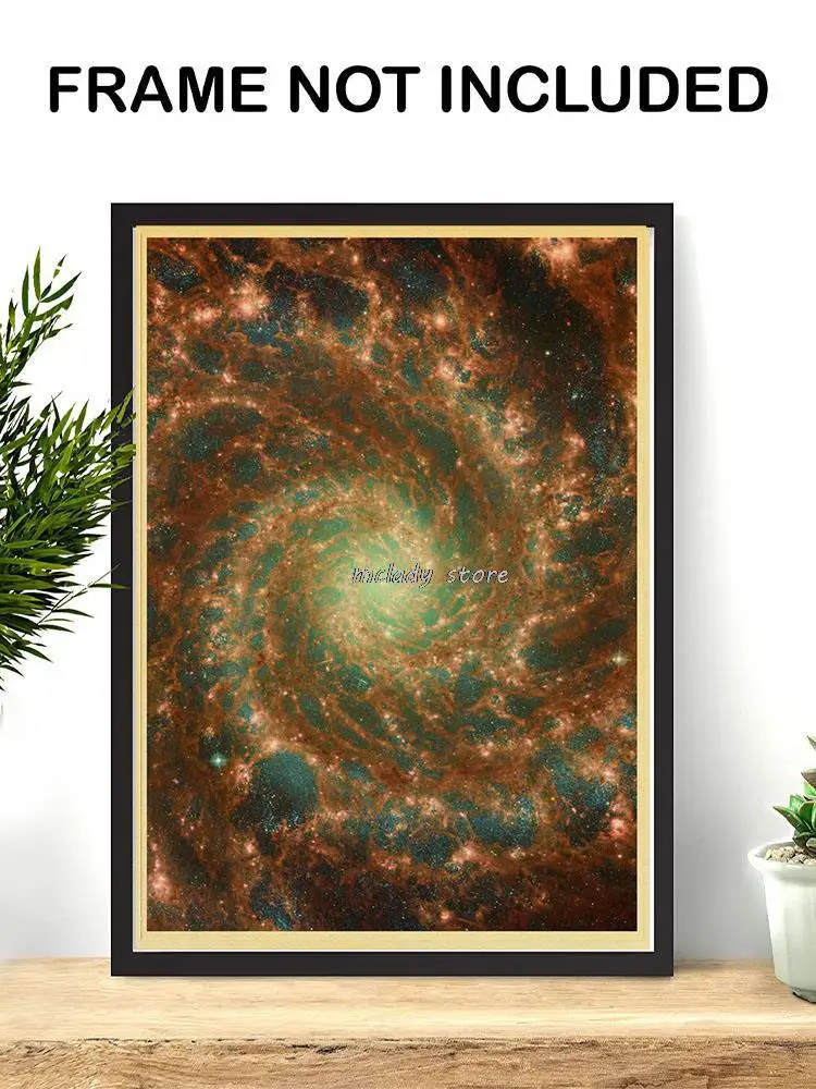  vnější mezera plakátů hvězdnou nebe mezera galaxy  dekorace solární systém planeta univerzální množina vintage kraftového umění  zeď malba