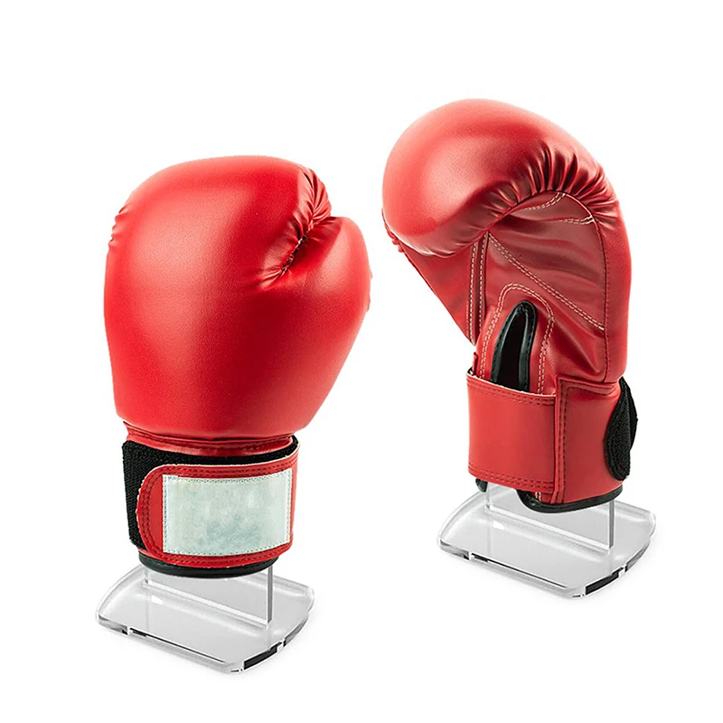 Boxing Glove Storage Holder 2 Pcs Acrylic Display Stand Easy Stand For Home Bedroom Office Bedroom Desktop Stand 4