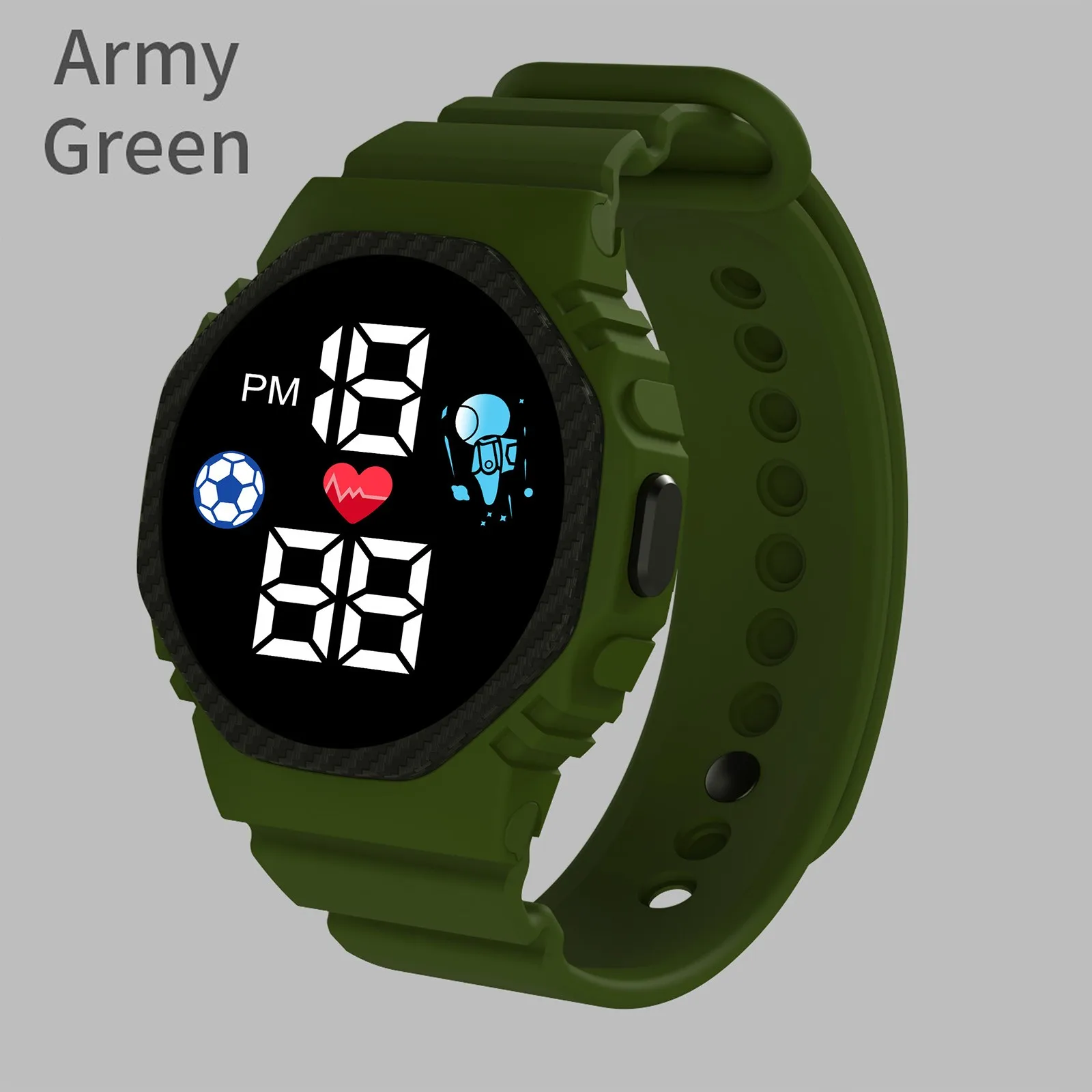 Colorful Kids LED Digital Waterproof Smartwatch - Fashion Sports Bracelet