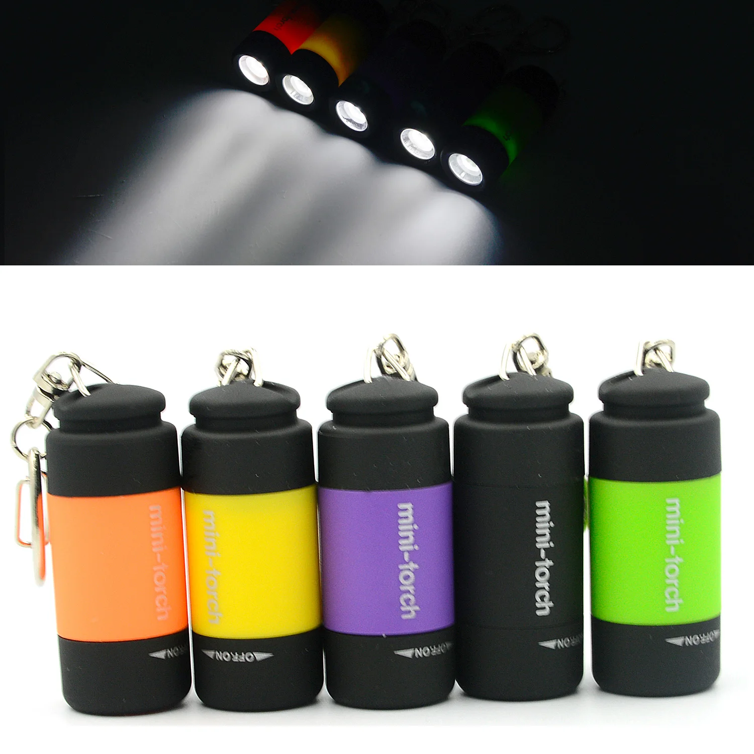 

Портативный светодиодный мини-фонарик с зарядкой от USB